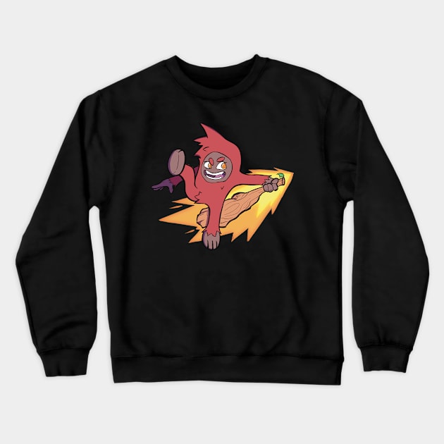 Badguy Bigfoot Crewneck Sweatshirt by Spoignant Art